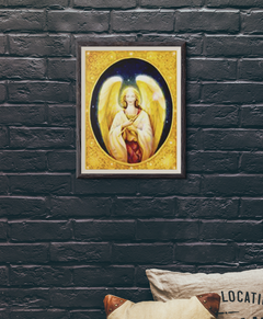 Angel of Miracles Framed Paintingn Over Couch