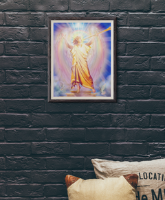 Archangel Gabriel Framed Painting in Room