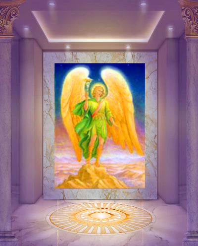 Archangel Holding the Caduceus